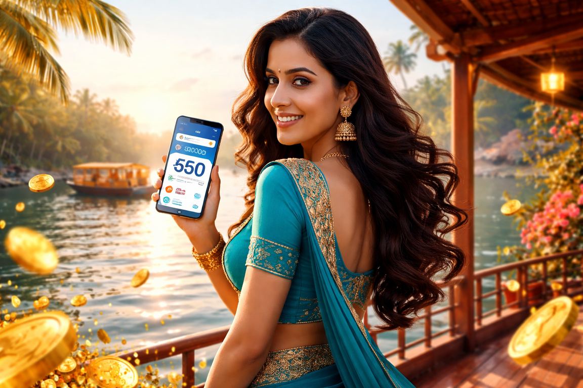 Mobile payment using PhonePe app at Kerala backwaters